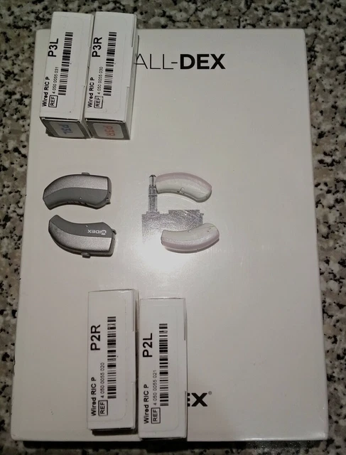 2x WIDEX 440 RIC 312D (RiC) + Par Extra Gratis de H/Aids + Extras (Leer Añadir)