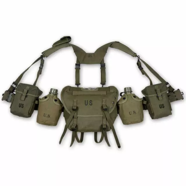 WWII US Army Vietnam War M1956 Fieldgear Packages Backpack Equipment Combination