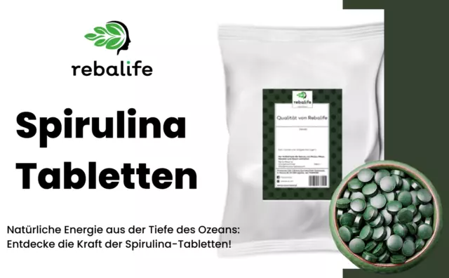 Spirulina Tabletten, Presslinge, beste geprüfte Qualität