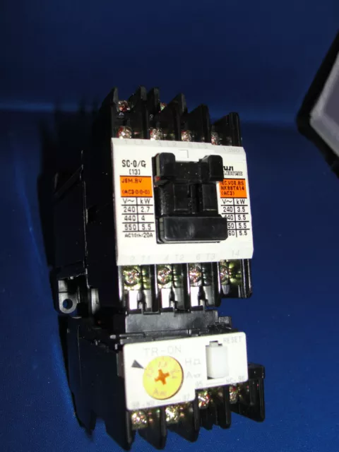 Fuji Electric SC-0/G Connector w/ Fuji TR-0N Overload Relay