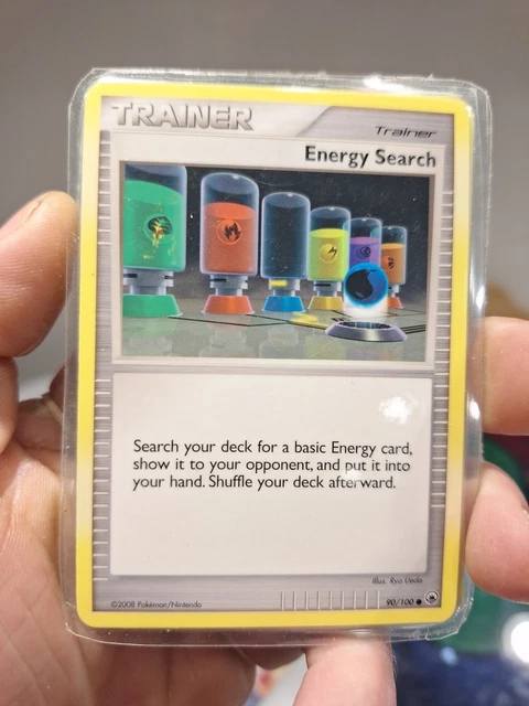 ENERGY SEARCH 90/100 Stormfront Pokémon Trainer Card Playset 4x NM 2008 ...