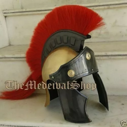 Antique 300 King Leonidas Greek Spartan Helmet Medieval Warrior Roman HALLOWEEN