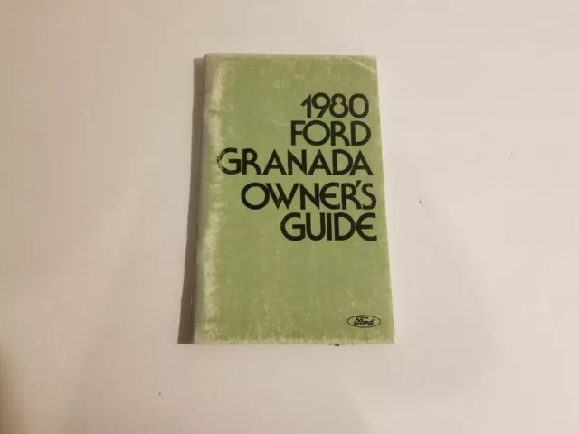 1980 Ford Granada Owner's Manual
