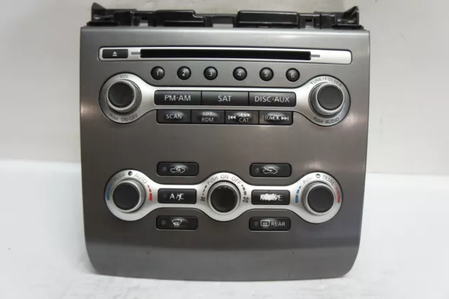 2014 Nissan Maxima CD Radio Temperature Climate Control Panel 68260 ZY88F *A2939
