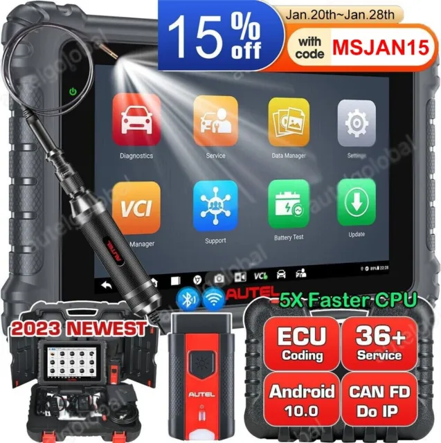 Autel MaxiCOM MK906 PRO ECU Coding Tablet OBD2 Scanner Bluetooth Diagnostic Tool
