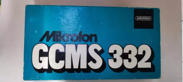 Grundig Mikrofon GCMS 332 in Original Verpackung