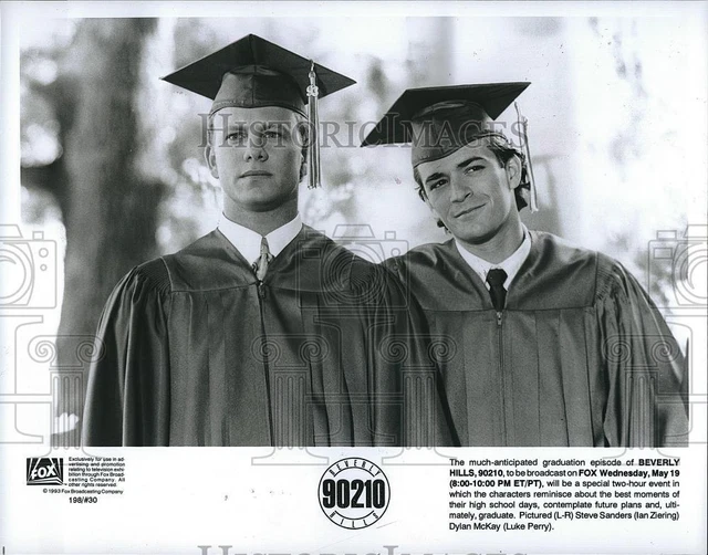 1993 Press Photo Beverly Hills 90210 Luke Perry Ian Ziering
