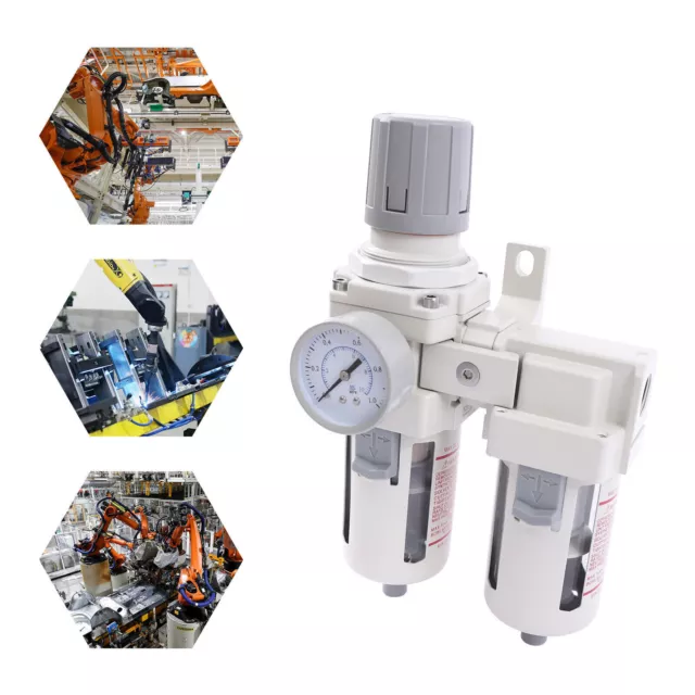 1/2Inch NPT Air Pressure Regulator Air Dryer System Filter Water Trap Separator
