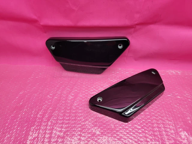Harley FXR FXRT FXRS FXLR FXRP Black Side Covers LEFT & RIGHT ☆Nice☆