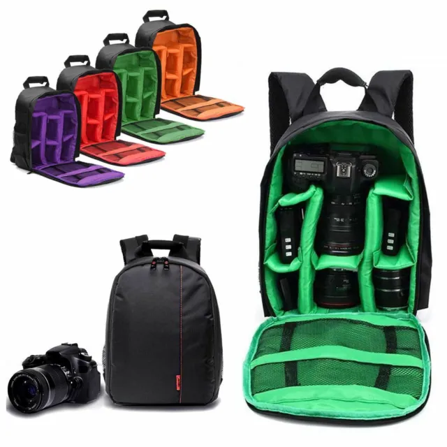 Camera Bag Backpack for Canon EOS Sony Nikon DSLR Digital Waterproof Shockproof