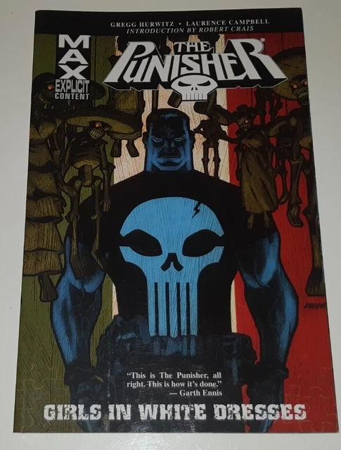 The Punisher Girls In White Dresses Graphic Novel 2009 First Edition Marvel Max