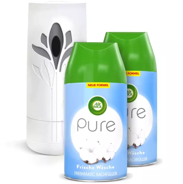 AIR WICK Freshmatic Max PURE Lufterfrischer Set - Gerät + 2 x 250ml Nachfüllern