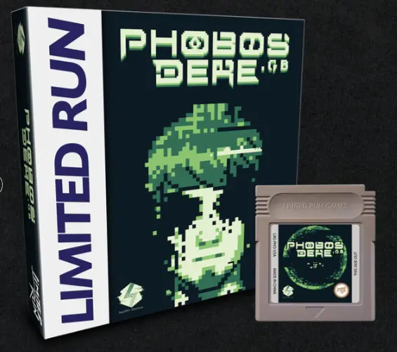 Nintendo Gameboy PHOBOS DERE .GB Presale (Deadeus esque HORROR) Limited Run NEW