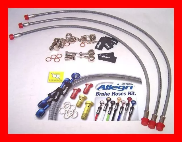 Kit Tubi Freno Ant+Post Aprilia Rs 125 Dal '99 6Ap104A1