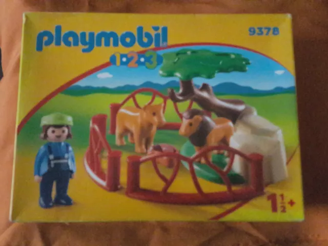 Playmobil 9378 - 1.2.3 - Clôture De Leoni