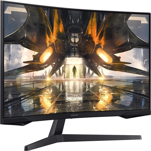 Samsung Bildschirm Gaming Monitor G55A 27 Zoll 2K VA LED 1ms 165Hz 1000R HDMI DP