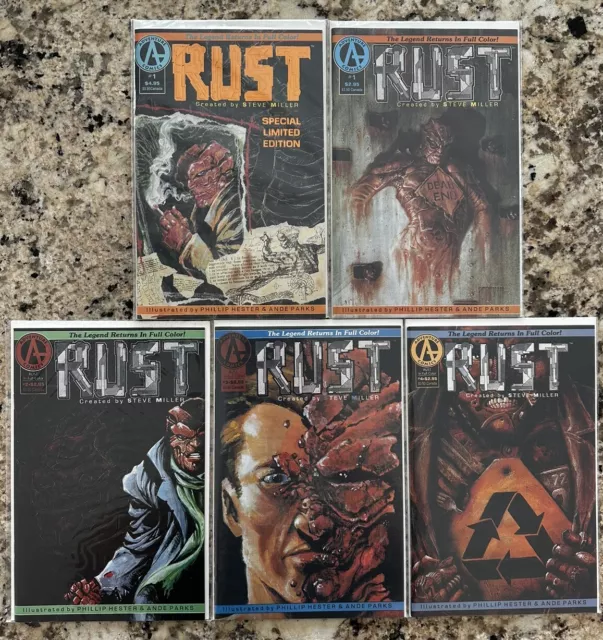 Rust #1 Rust Special Limited Edition #1 Adventure Comics 1992 1st SPAWN NM 1-4