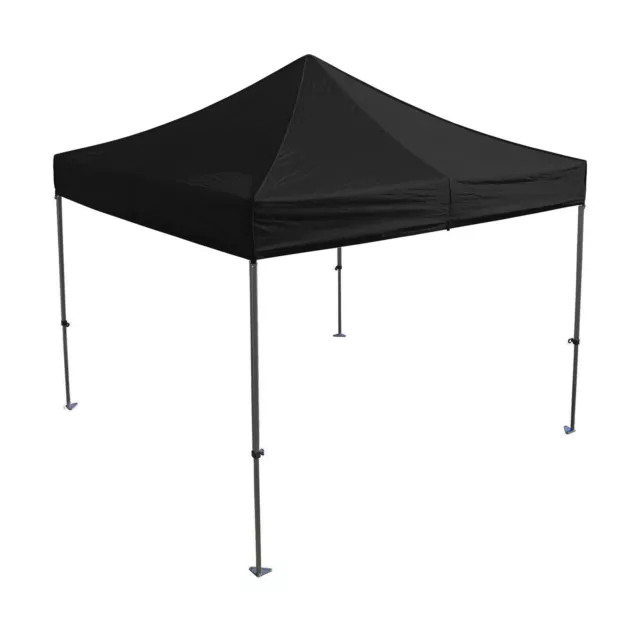 Pavillon 3x3m Faltpavillon Partyzelt wasserdicht Gartenzelt Pavillion Schwarz