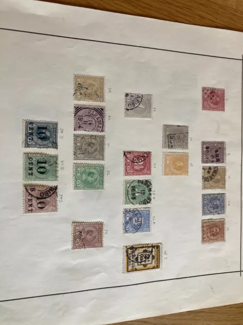 Netherlands Suriname early stamp hoard excellent sorter cat 170 euros ++