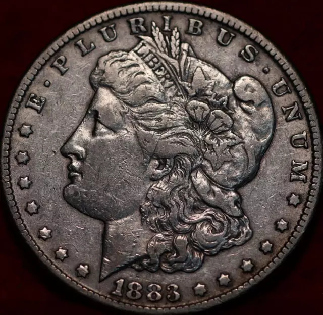 1883-CC Carson City Mint Silver Morgan Dollar