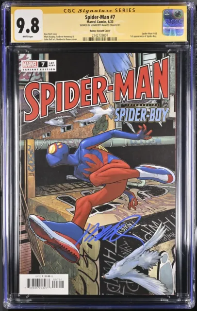 Humberto Ramos Variant CGC SS 9.8 Spider-Man # 7 Marvel Comics 1st Spider-Boy