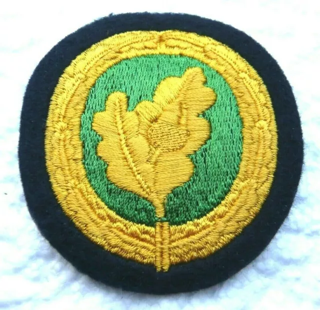 Bundeswehr Einzelkämpfer Stoffabzeichen gelb grün Rand schwarz Patch Aufnäher #