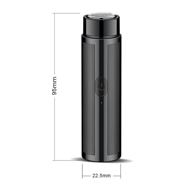 Afeitadora USB, motor de microvibración, afeitado profundo, carga USB, cortador de barba,