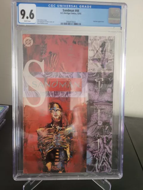 Sandman #44 Cgc 9.6 Graded 1992 Dc Comics Brief Lives!! Delirium! Neil Gaiman