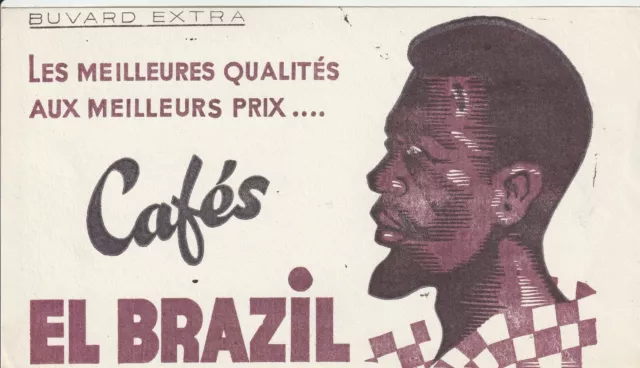 A135 Ancien Buvard Cafés EL BRAZIL les meilleurs qualités aux meilleurs prix