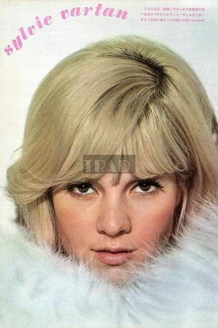 SYLVIE VARTAN / MYLENE DEMONGEOT 1966 Vintage JPN Picture Clipping 7x10 ...