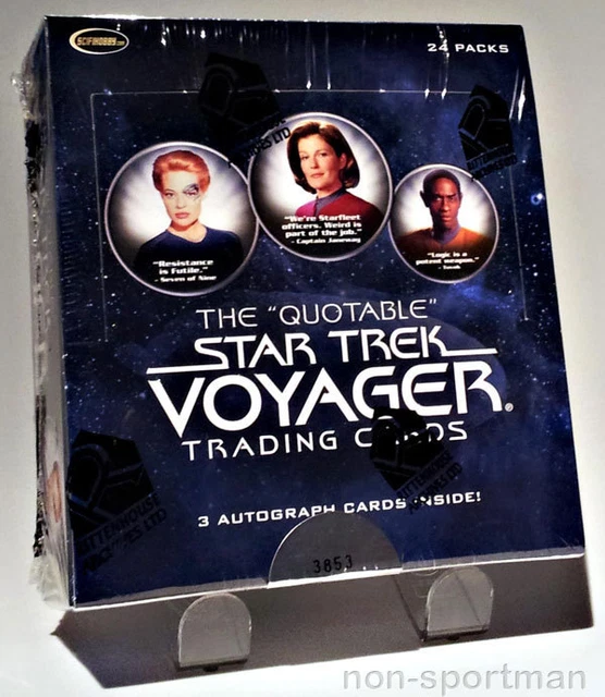 Quotable Star Trek Voyager Factory Sealed Box(24 Packs)