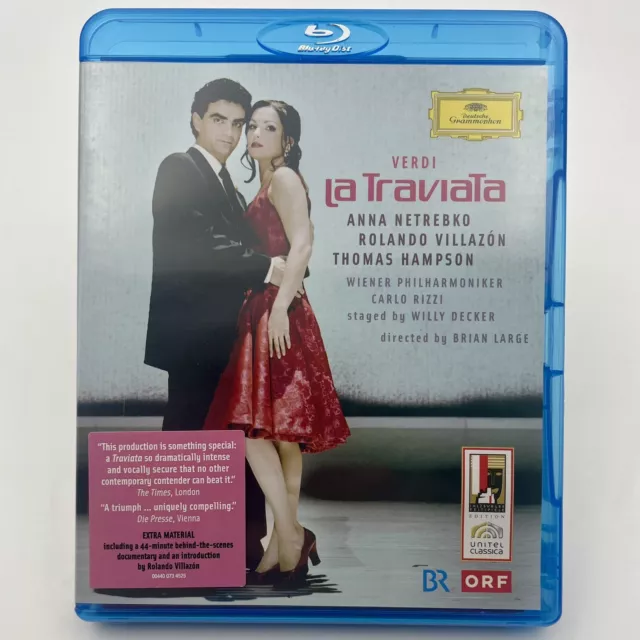 BLU-RAY LA TRAVIATA - Giuseppe VERDI - Brian LARGE - Anna NETREBKO