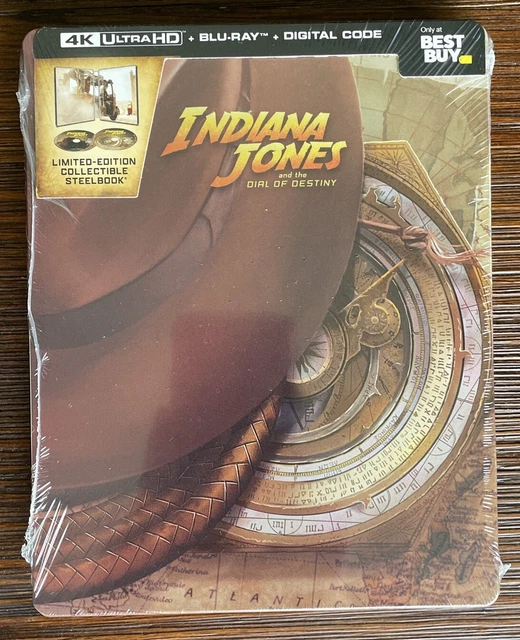 INDIANA JONES DIAL of Destiny 4K SteelBook (4K UHD + Blu-ray + Digital