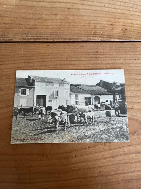 CPA meurthe et moselle N13 environs de nancy champenoux l abrevoir