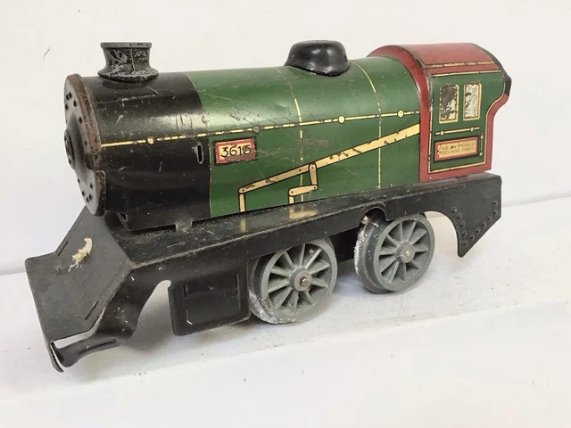 Locomotive Mécanique Meccano Hornby – Tôle – Jouet Ancien – Occasion Fonctionnelle