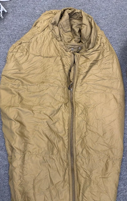USMC 3-Season Sleeping Bag Coyote Brown 8465-01-574-3998 USED