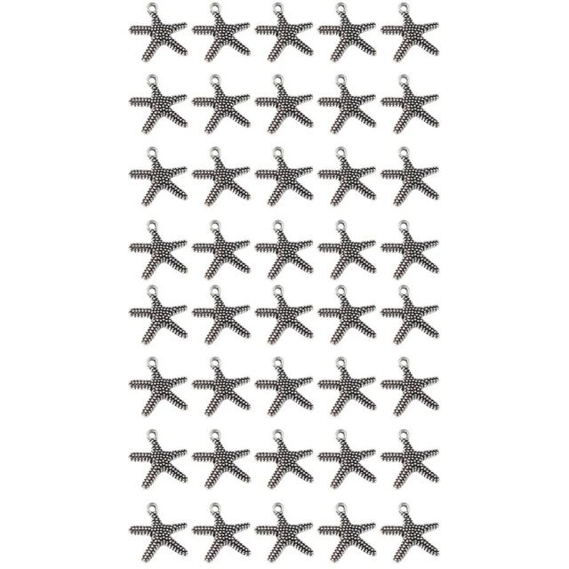 40 Pcs Pendentif Charm Connecteur Perles Métal Résultats Bijoux Breloques
