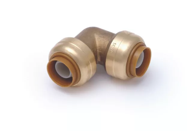(60pack) Sharkbite Style 1/2" Elbow (Push-Fit) Push to Connect Lead-Free Brass 