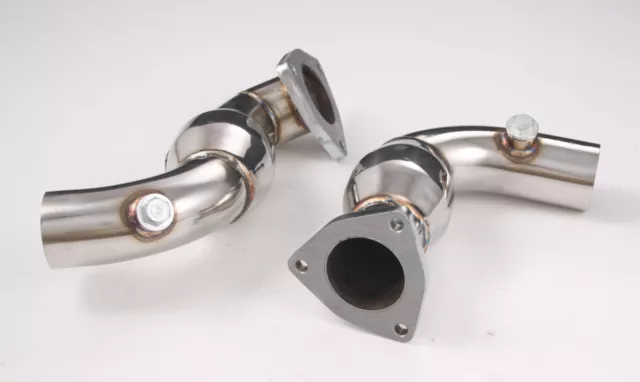 Stainless Steel Exhaust Downpipes 2.25'' For Ford Mondeo 3.0 V6 ST220 S