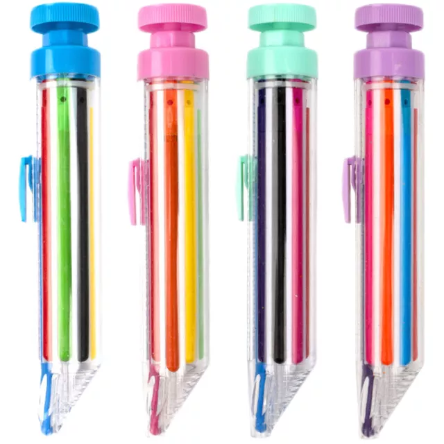 8 In 1 Retractable Color Crayons | Oil Pastel Colored Pencil Art Graffiti Pens