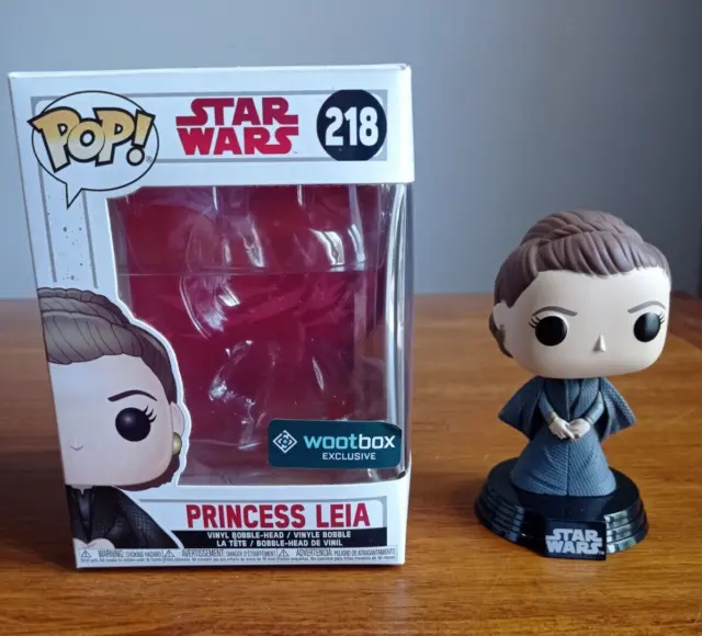 Funko Pop Star Wars - Princess Leia (The Last Jedi) (218) - Wootbox Exclusive