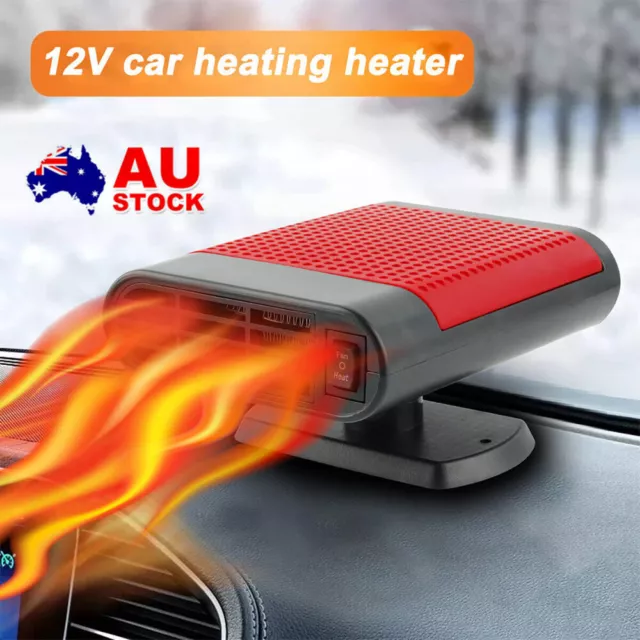 1000W Car Heater Portable Electric Heating Fan Defogger Defroster Demister 12V