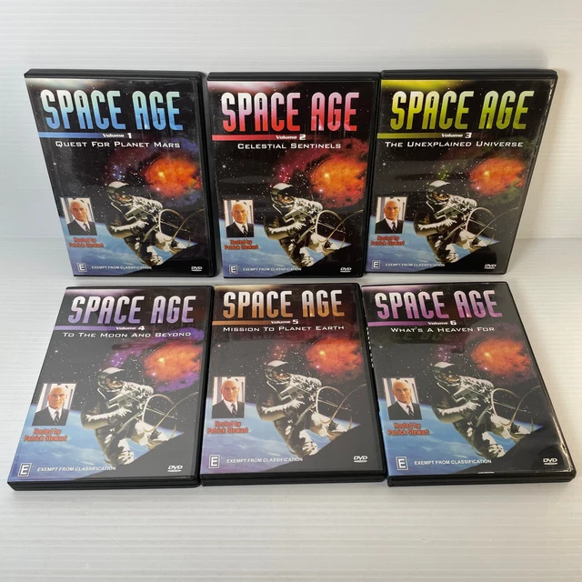 SPACE AGE DVD SET Complete Vol 1 2 3 4 5 & 6 Region 4. Patrick Stewart ...