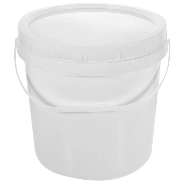 Cubos industriales 5 L tapa de cubo contenedores de plástico para acampar