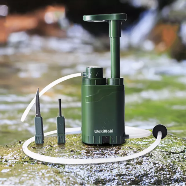 MS Portable Water Filter|Military Pump Filter Purifier Hiking Camping Emergency 3