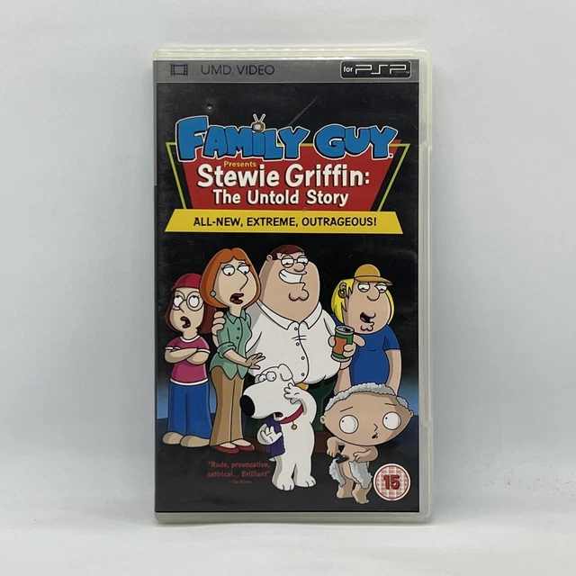 Family Guy Stewie Griffin Untold Story Sony PSP PlayStation UMD Video Region 2
