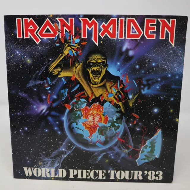 Iron Maiden World Piece Tour '83 1983 Concert Programme Program