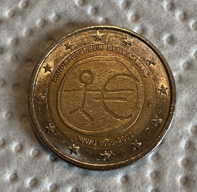 2 Euro Mit Strichmannchen