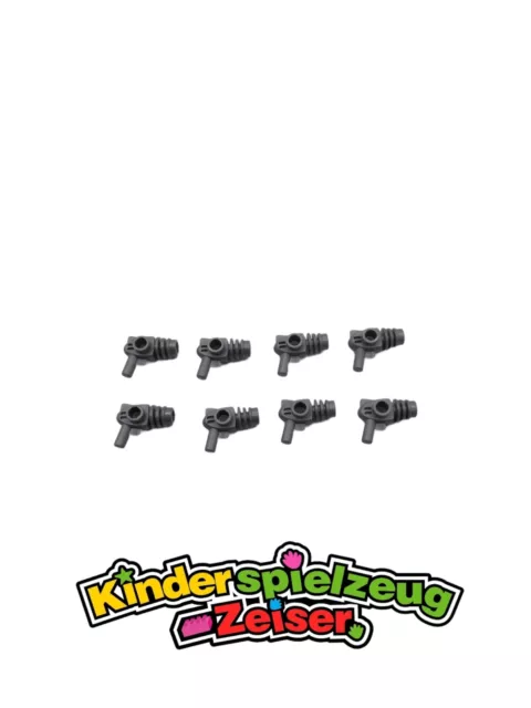 LEGO 8 x Waffe Pistole silber Flat Silver Minifigure Weapon Space Ray Gun 87993