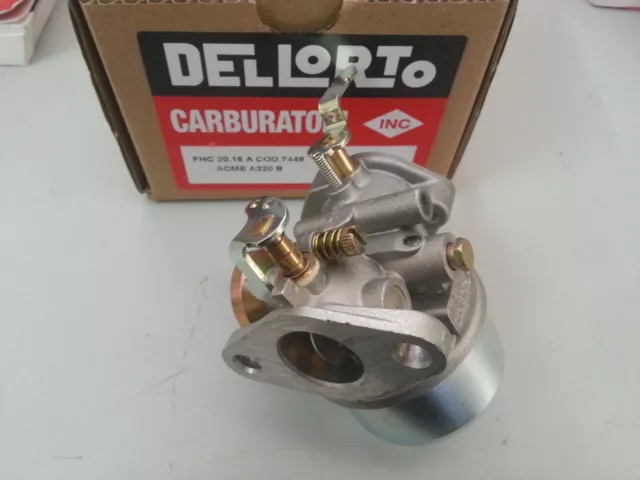 Carburatore Dell'orto Motore Agricolo Acme Lga 226 Fhc 20.16 Cod 7449 Scopatrici